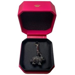 Juicy Couture Black Pave Bunny Charm